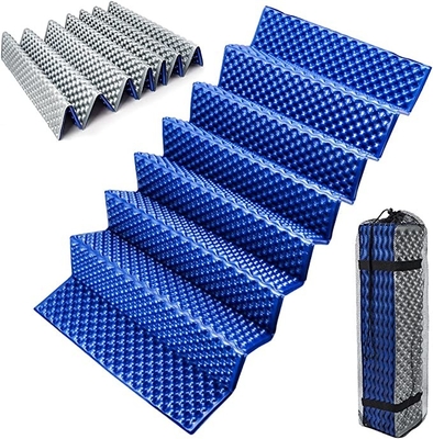 Tapis de couchage pliable pour camping Ultra léger Backpacking Randonnée en mousse de cellule fermée