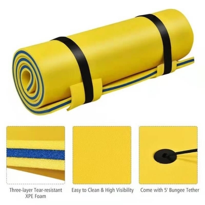 Mat flottant en mousse XPE multicolore 3 couches imperméable à l'eau Léger Service OEM/ODM disponible