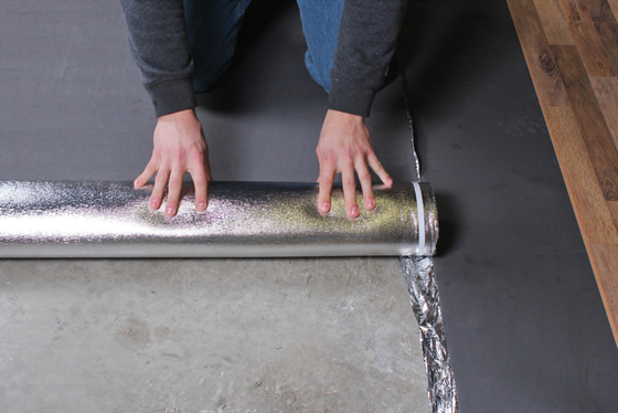 1 mm de mousse de polyéthylène Ldpe recyclée en liaison croisée 10-15m Ixpe sous-couche acoustique en rouleaux de mousse de polyolefine