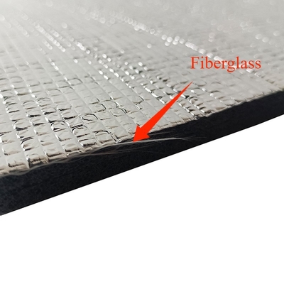 Foil d'aluminium en fibre de verre XPE mousse ignifuge auto-adhésif mousse isolante CVC épaisseur 5-25 mm