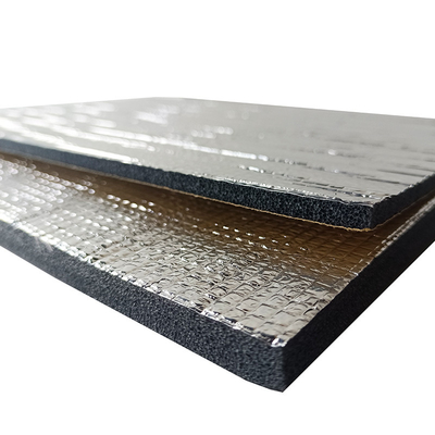 Foil d'aluminium en fibre de verre XPE mousse ignifuge auto-adhésif mousse isolante CVC épaisseur 5-25 mm