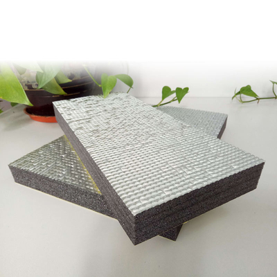 Matériau résistant au bruit résistant au feu d'un côté aluminium pur d'un côté toit isolant thermique rouleaux Polyolefine mousse résistant à l'eau