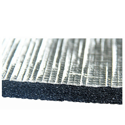 Matériau résistant au bruit résistant au feu d'un côté aluminium pur d'un côté toit isolant thermique rouleaux Polyolefine mousse résistant à l'eau