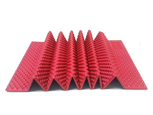 Stock résistant à l'humidité extérieur pliable IXPE tapis en mousse type accordéon avec sangle élastique matelas compact