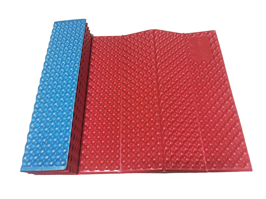 Stock résistant à l'humidité extérieur pliable IXPE tapis en mousse type accordéon avec sangle élastique matelas compact