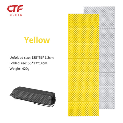 Restez à l'aise n'importe où Légère et durable Film d'aluminium XPE IXPE mousse tapis de couchage Camping Pad