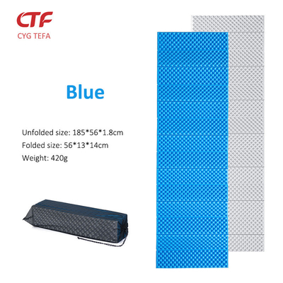 Restez à l'aise n'importe où Légère et durable Film d'aluminium XPE IXPE mousse tapis de couchage Camping Pad