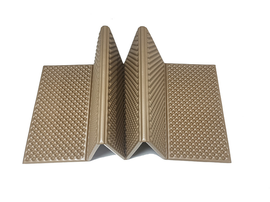 Matraces de sommeil double pliable en gros, en aluminium blanc, cellule fermée IXPE XPE, coussin de sommeil en mousse pour camping imperméable pour 2 personnes