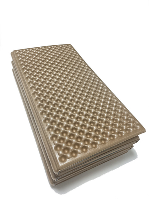 Matraces de sommeil double pliable en gros, en aluminium blanc, cellule fermée IXPE XPE, coussin de sommeil en mousse pour camping imperméable pour 2 personnes