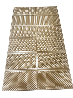 Matraces de sommeil double pliable en gros, en aluminium blanc, cellule fermée IXPE XPE, coussin de sommeil en mousse pour camping imperméable pour 2 personnes