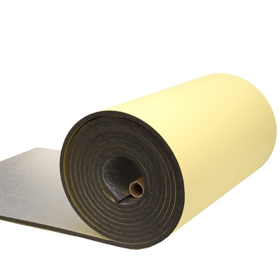 Rouleau d'isolation des conduits de climatisation en polyéthylène en mousse croisée XLPE rouleaux avec feuille d'aluminium et colle adhésive