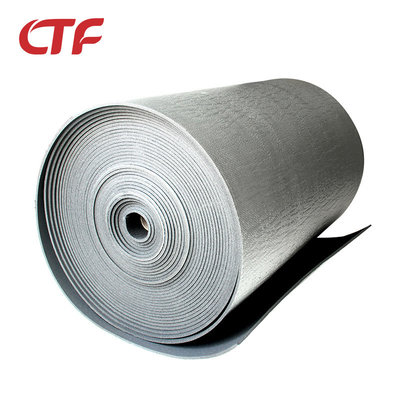 Foil d'aluminium à haute réflectivité, isolation acoustique par mousse XPE, mousse d'isolation acoustique pour le toit du dernier étage