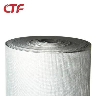 Foil d'aluminium à haute réflectivité, isolation acoustique par mousse XPE, mousse d'isolation acoustique pour le toit du dernier étage