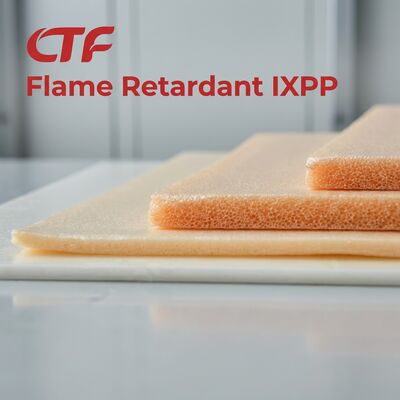Matériau en mousse IXPP à haute densité croisée avec une grande absorption des chocs et des performances imperméables Coussin de protection souple largement utilisé dans le matériel électronique cadeau et emballage de produits quotidiens
