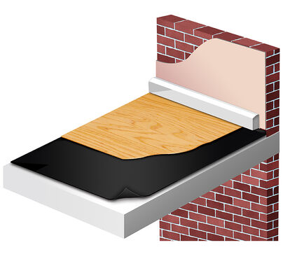Sous-couche de sol en mousse IXPE Sound Absorbing Moisture Resistant Cushion pour PVC SPC Plancher en vinyle Idéal pour les appartements Hôtels et rénovation d'hôpitaux