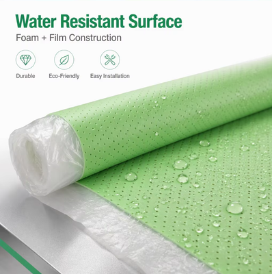 Sous-couche de sol en mousse IXPE Sound Absorbing Moisture Resistant Cushion pour PVC SPC Plancher en vinyle Idéal pour les appartements Hôtels et rénovation d'hôpitaux