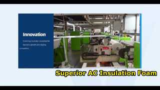 Watch: Cross Linked PE Air Conditioner Insulation Foam Good Rebound Capabilities Showcase